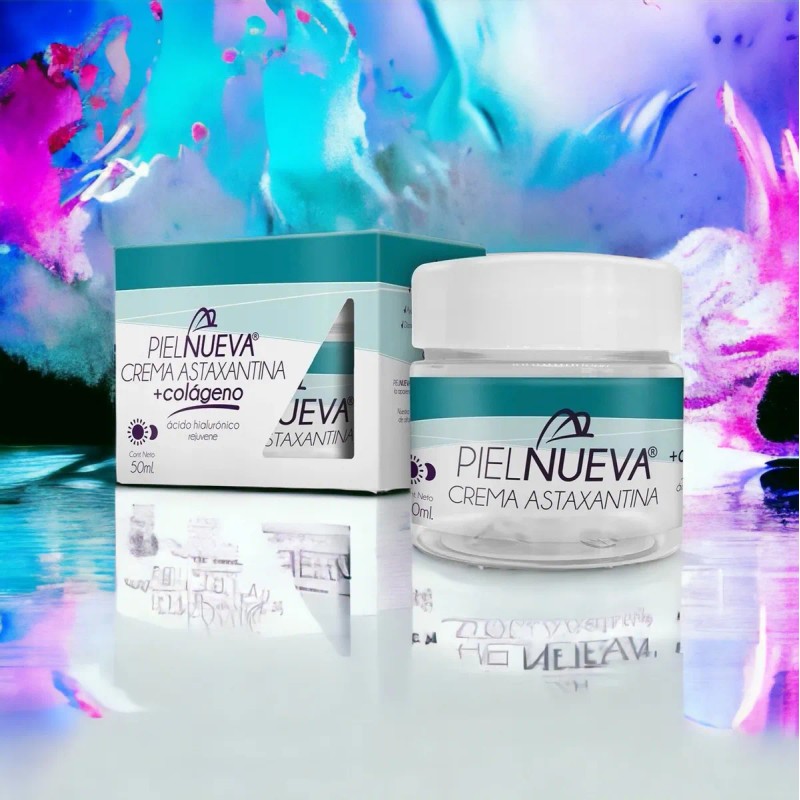 Crema Facial Piel Ser Más Hidratante Astaxantina Ácido Hialurónico