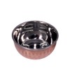 THE Unltd India Copper and Stainless Steel Tableware Serving Bowl,