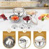 P&P CHEF Mixing Bowls with Lids Set of 3, Stainless