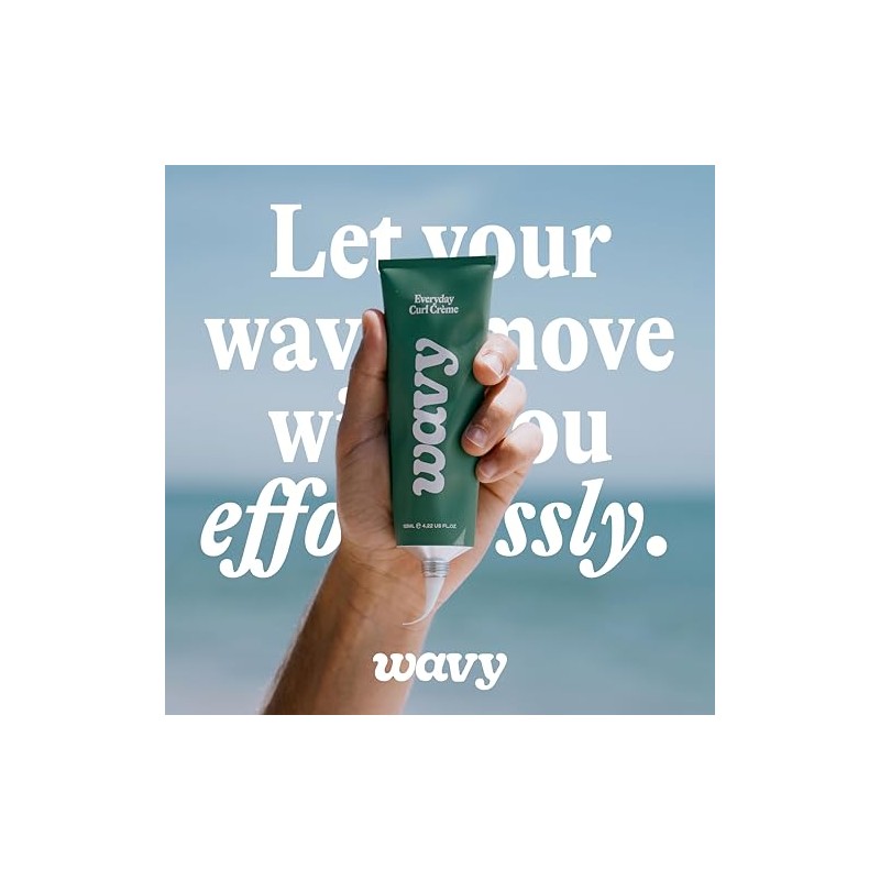 Wavy Everyday Curl Cream 125ml for Men – Lightweight Curl