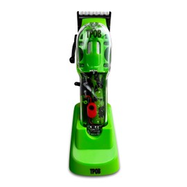 TPOB Slime 2 Barber Hair Clippers for Men 6800 RPM with Matte Green Case and X Fade Blade