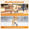 Maisly Pack of 5 Double-Sided Non-Slip Dog Socks with Adjustable