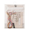 Lucian 542109 100 Mini Drawstring Bag (Raved Road) Embroidery Kit,