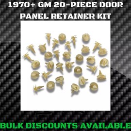 GM Replacement 1970-2013 Silverado Interior Door Panel Buttons Clips Retainers Fasteners GM OEM