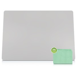 Premium Silicone Mat 25" x 17" Cooking Mat Thick Heat Resistant, Kitchen Counter Mat - Coffee Machine, Glass Top Stove Cover Countertop Protector for Air Fryer, Baking mat (Semi-Translucent)