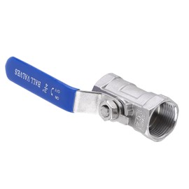 Haosie Ball Valve, Ball Valve Lever, Valve Shut Off Switch, 304 Stainless Steel, 3/4" BSP Female x Female, for Water