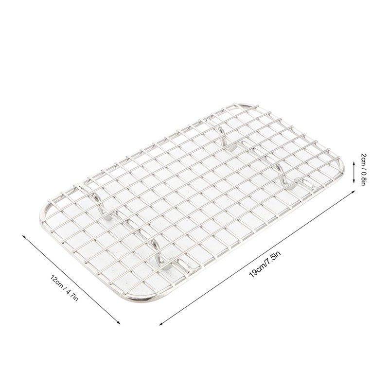 Stainless Steel Non‑Stick BBQ Rack Barbecue Mesh Grill Net for