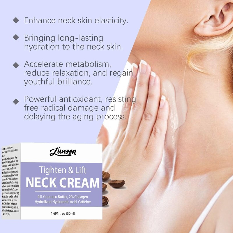 Ginaday 2 Pcs Tighten and Lift Neck Cream, Hydrating Anti