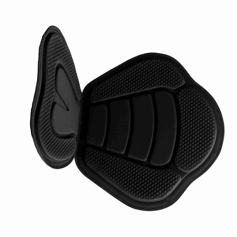 Padded Kayak Seat Cushion with Back Support and Adjustable Straps