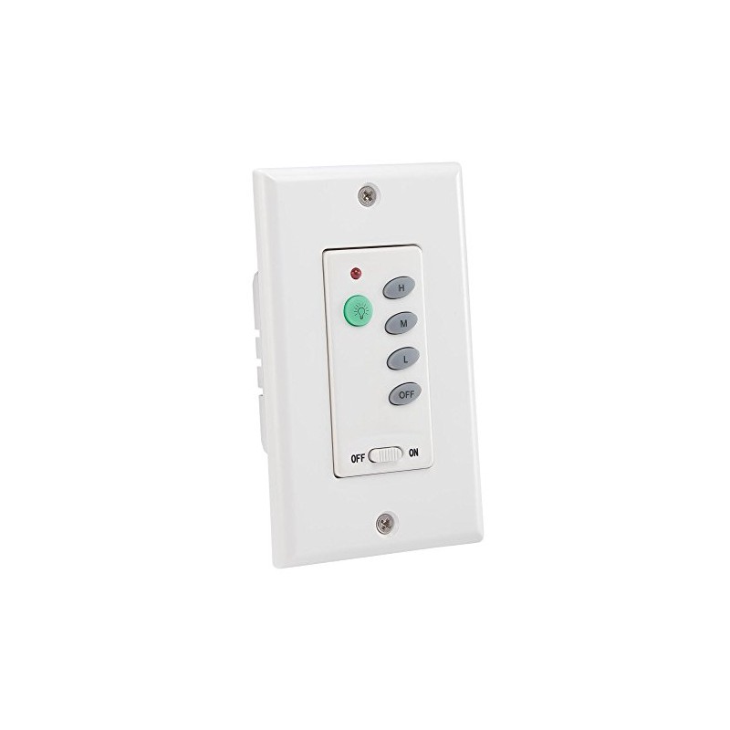 Westinghouse 7787500 Wireless Ceiling Fan and Light Wall Control