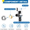 1/4 Turn Angle Stop Valve, 1/2" Expansion Pex F1960 X