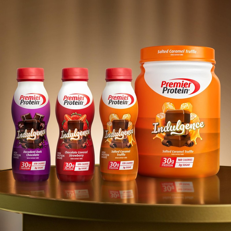 Premier Protein Shake INDULGENCE, Chocolate Covered Strawberry, 30g Protein, 170