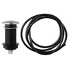 Upluckey Kitchen Garbage Disposer Extended Air Switch Stainless Steel Button