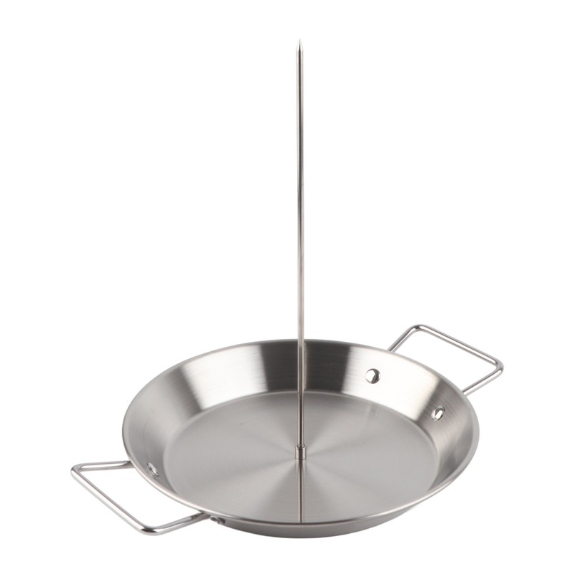Vertical Skewer for Grill Brazilian Vertical Spit Stand Stainless Steel