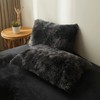 FOPPA Tie dye Black Plush Comforter Queen Size with Filler,