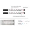 Precision Needles, Tattoo Needles #12 (0.35mm) Super Tight Round Liner