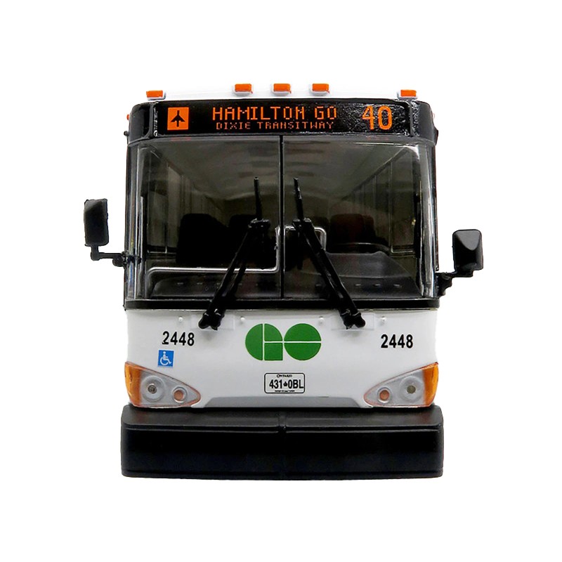 DCD MCI D4500CT Commuter Coach Bus White Green Limited Edition