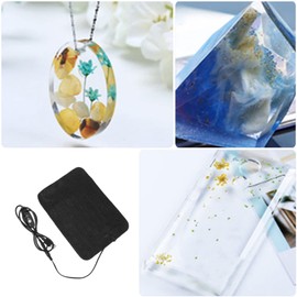 COHEALI USB Heating Pad 1pc USB Epoxy Bubble Heating mat Epoxy Rsin Heating Pad Epoxy Heater mat Resin Heating Mat Epoxy Bubble Buster Mat, 15X22CM