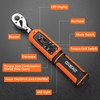 coobeast Digital Torque Wrench, 3/8 Drive Electronic Torque Wrench Set