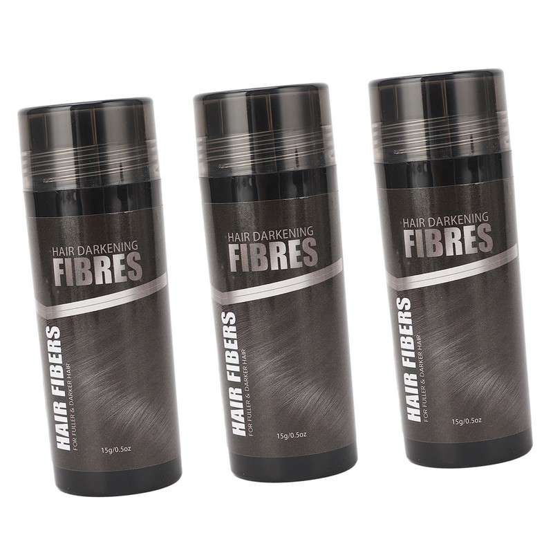 3pcs 15g Hair Volumizing Powder Fluffy Dense Hair Thickening Fibers