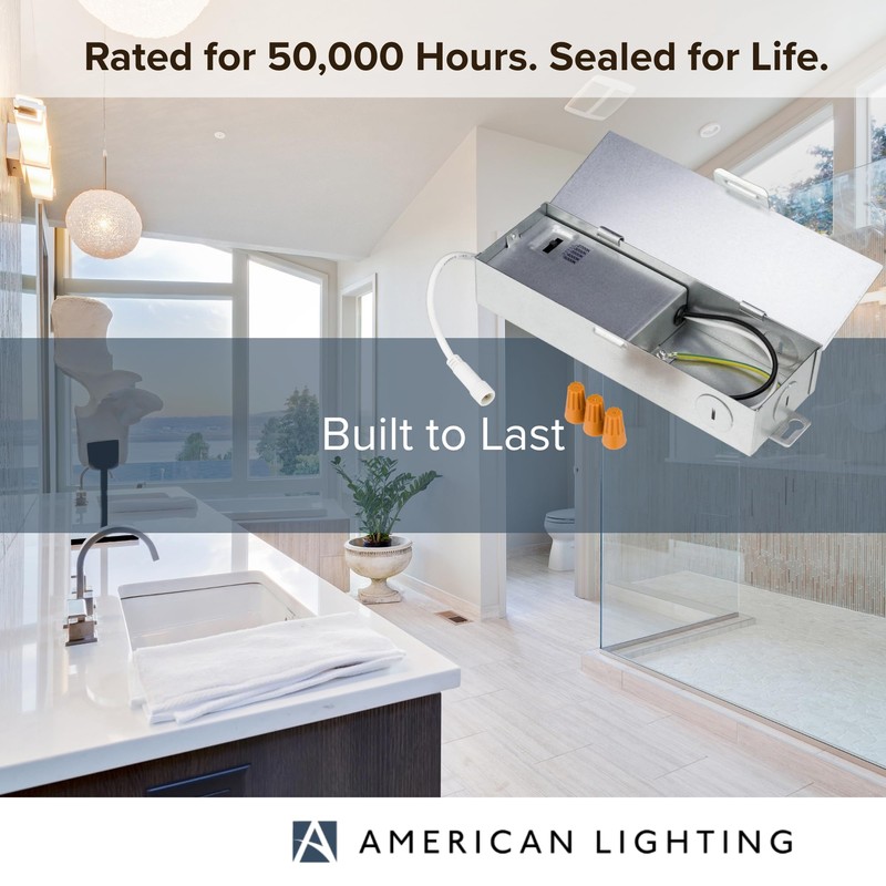 American Lighting LED Downlight 2 Inch Round 5CCT Selectable White