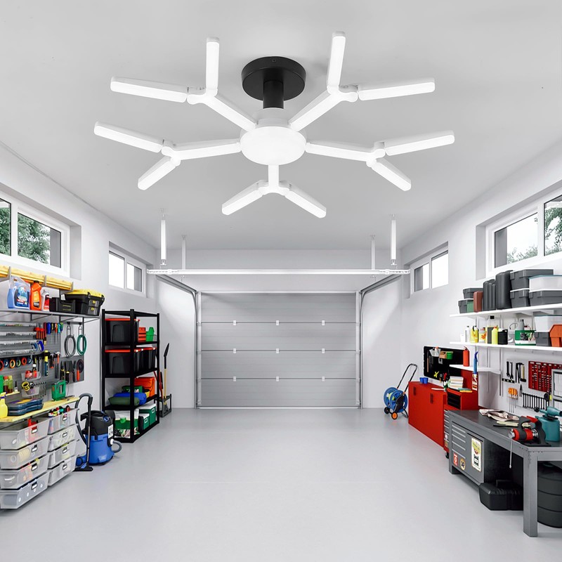 Ofenrd 2 Pack Garage Light Super Bright 6500K LED Ceiling