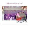Rhinestone Painting Ruler Fix Tool Stainless Steel Drawing Drill Round