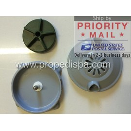 Luraco magnetic jet head for pedicure spa massage chair with disposable liner