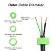 Arector Outdoor IP68 Waterproof Junction Box, Splice Box 3 Way