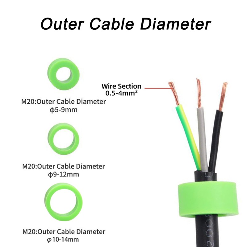 Arector Outdoor IP68 Waterproof Junction Box, Splice Box 3 Way