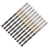 uxcell 10 Pcs High Speed Steel Hex Shank Twist Drill
