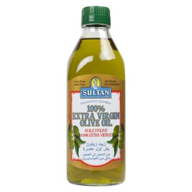 Sultan Premium Gold Extra Virgin Olive Oil – First Cold-Pressed Rich Fruity Flavor – Ideal for Salads, Sautéeing, Dips – Imported from Turkey – 1/2 Liter