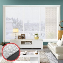 20M Window Thermal Insulation Film - Draft Blocker, Bubble Wrap for Cold Weather & Balcony 20M