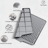 Silicone Dish Drying Mat for Kitchen Counter, Non-Slip Dish Drainer