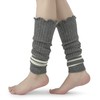 BomKinta Stripe Leg Warmers Women - Cute Footless Socks -