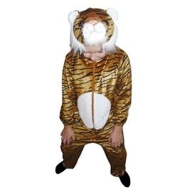 Tiger Costume, F14 Size 80 - 134 cm, for Toddlers, Babies and Children - Tiger Children's Carnival Costume, Birthday Gift, Christmas Gift