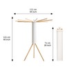 JOOM Tripod Clothes Drying Rack, Garment Rack Portable and Foldable