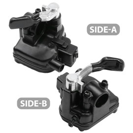 Aynaxcol Thumb Throttle Assembly, Black Thumb Throttle Lever, ABS Thumb Throttle Control with Lever Assembly Replacement for Yamaha Banshee 1987-2006 Blaster 1988-2006