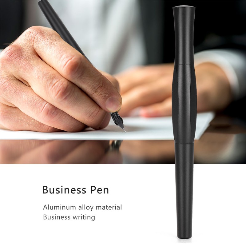 Fountain Pen Business Writing Tool School Office Supplies Black with