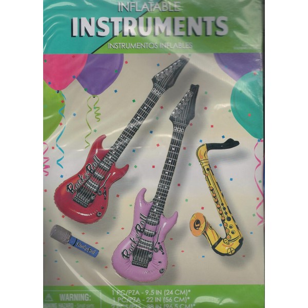 Inflatable Musical Instruments 4pc