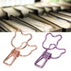 100Pcs Bear Binder Clamps Cute Shape Strong Clamping Sturdy Metal