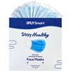 IFLY Smart Premium Disposable Blue Face Mask Individually Wrapped -
