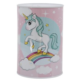 Unicorn Metallic Piggy Bank for kids, Ideal for Saving Coins And Cash