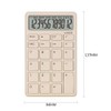 UNIONE Pocket & Desktop Beige Calculator with a Bright LCD,