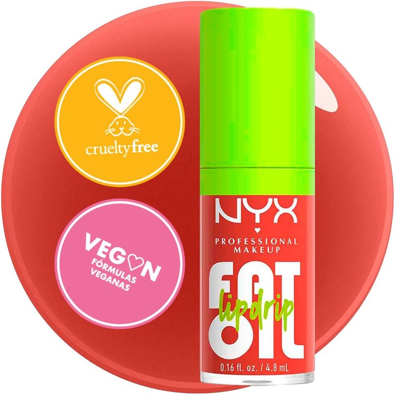 NYX PROFESSIONAL MAKEUP Fat Oil Lip Drip Gloss Tono Scrollin,