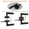 Double Sided Gate Latch for Wooden Fence Heavy Duty Swinging