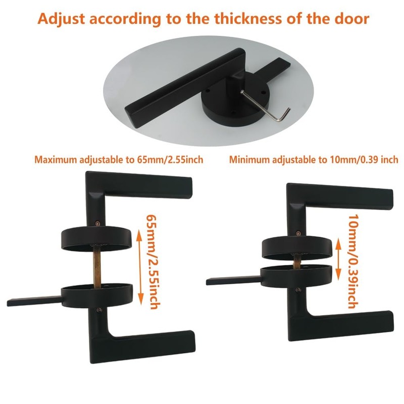 Double Sided Gate Latch for Wooden Fence Heavy Duty Swinging