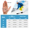 EXski Waterproof Winter 3-Finger Ski Gloves Warm Insulated Snow Mittens