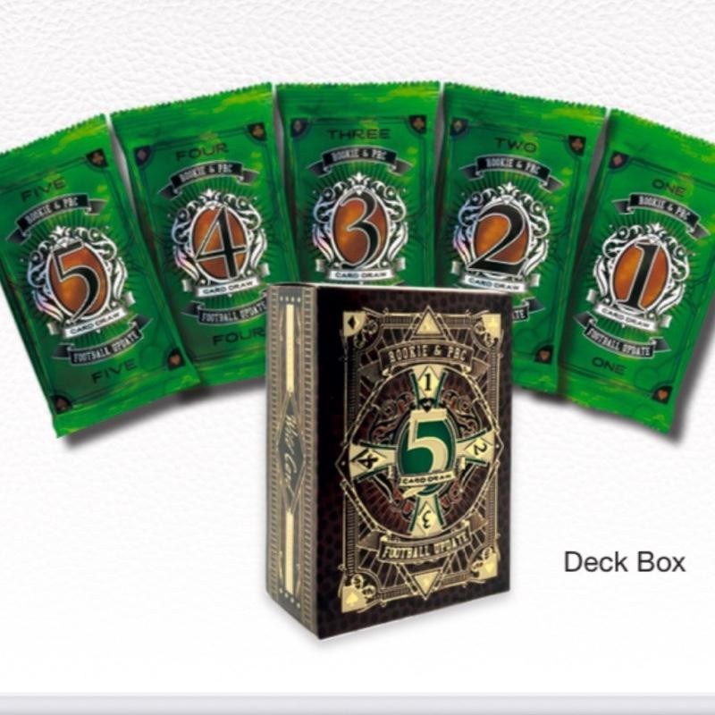 2024 5 Card Draw Football Wild Card Hobby Box!! -