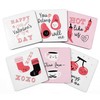 Inkdotpot Set of 6 Drink Coasters Decorative Non,Slip Cork Base